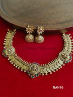 Coin necklace with idol pendant | NAN16