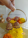 Multi lakshmi jhumkas | NAE10
