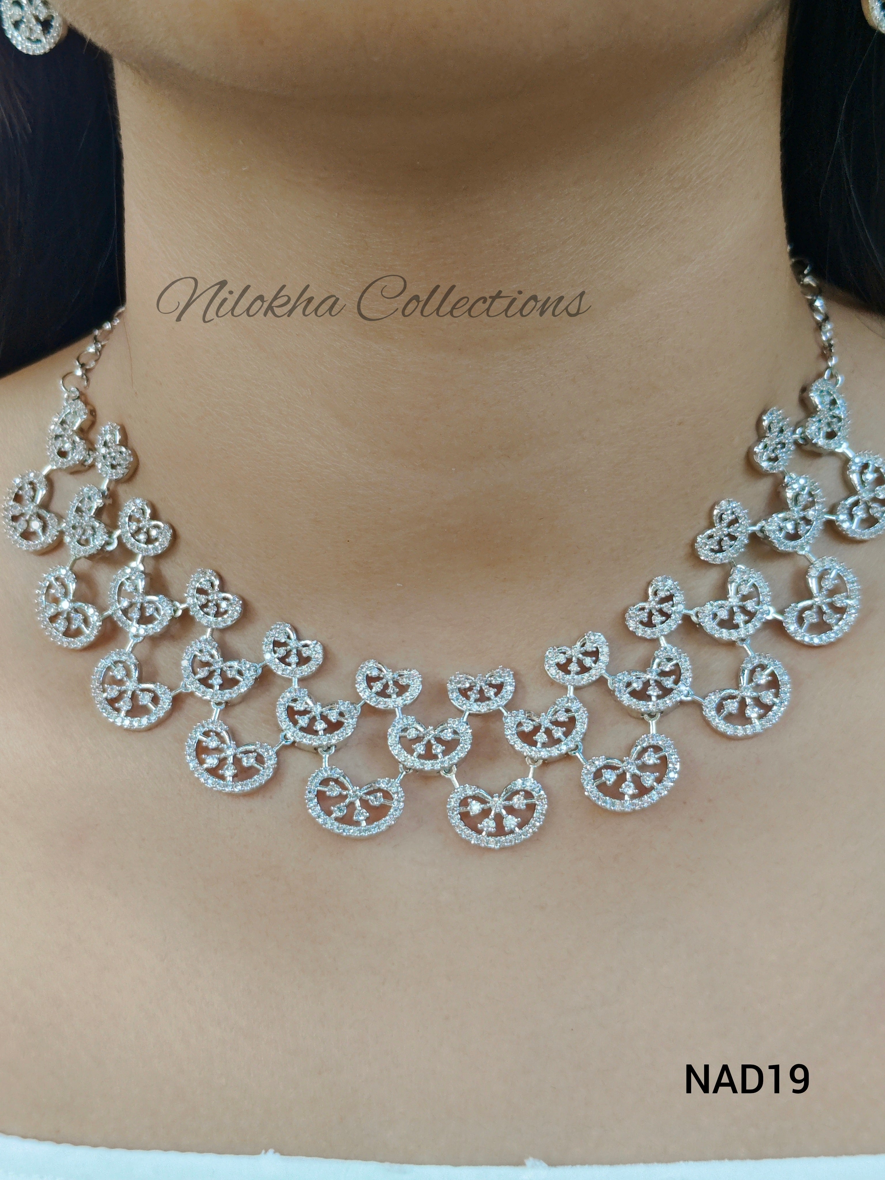 3 layer floral AD necklace | NAD19