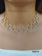 3 layer floral AD necklace | NAD19
