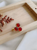 Tri-stone finger rings | NGR02