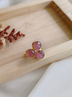 Tri-stone finger rings | NGR02