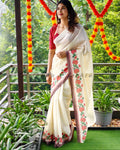 Chethi patterned kerala saree | NCO07