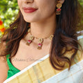 Lotus coin necklace set | NAN151
