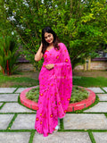 Floral mul cotton saree | NCB03