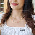 3 layer pearls with beads | NAN202