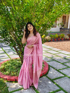 Tissue linen saree | NCC35