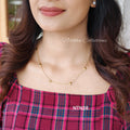 Gold heart neckpiece without pendant | NTN28