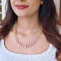 2 layer pearls with monalisa beads | NAN214