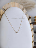 Round stone pendant neckpiece | NTN25
