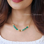 Simple Pearl Chain with Monalisa Beads |NAN222