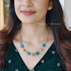 Beads chain with mix of golden balls |NAN217