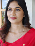 1 layer chain with small pearls | NAN237A