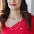 1 layer chain with small pearls | NAN238A