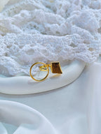 Natural stone circle finger rings | NGR09