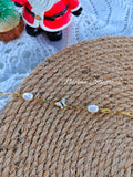 Pearl bracelet with butterfly pattern | NTB13