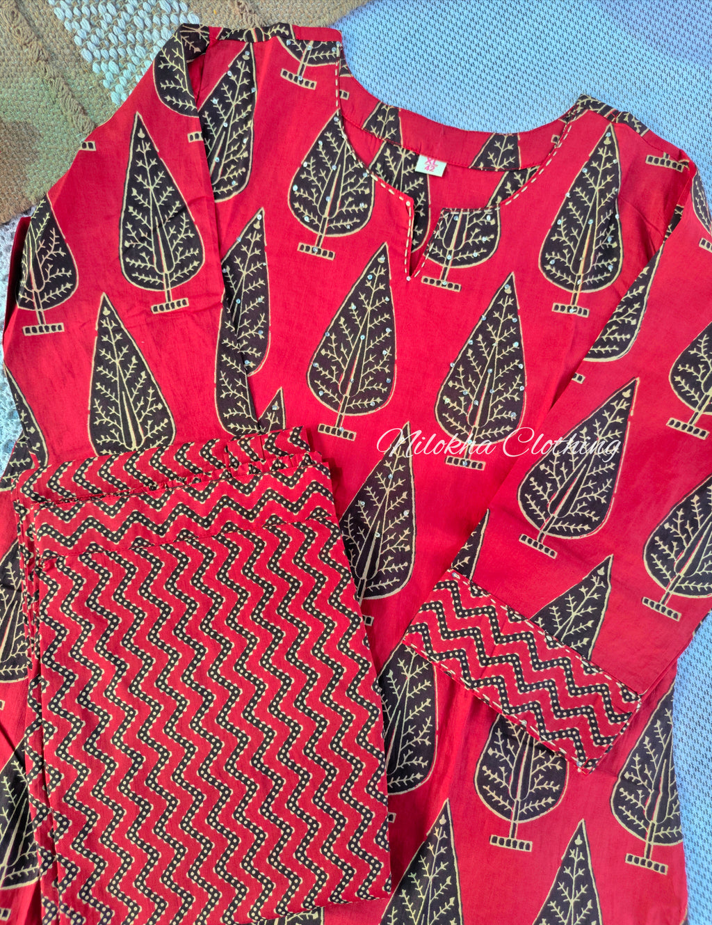 Pure cotton 2 piece kurti set | NCK203