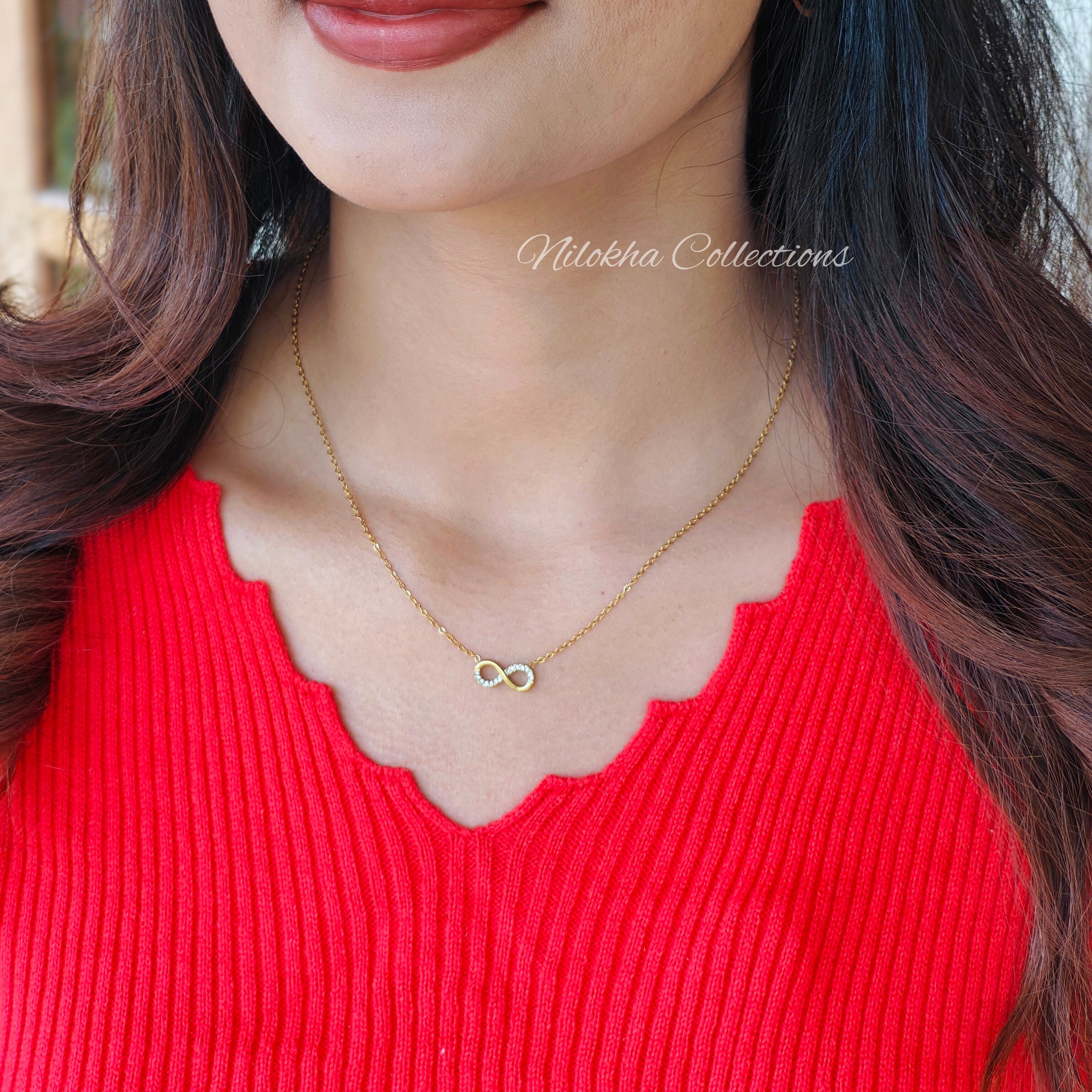 Infinity stone pendant neckpiece | NTN42
