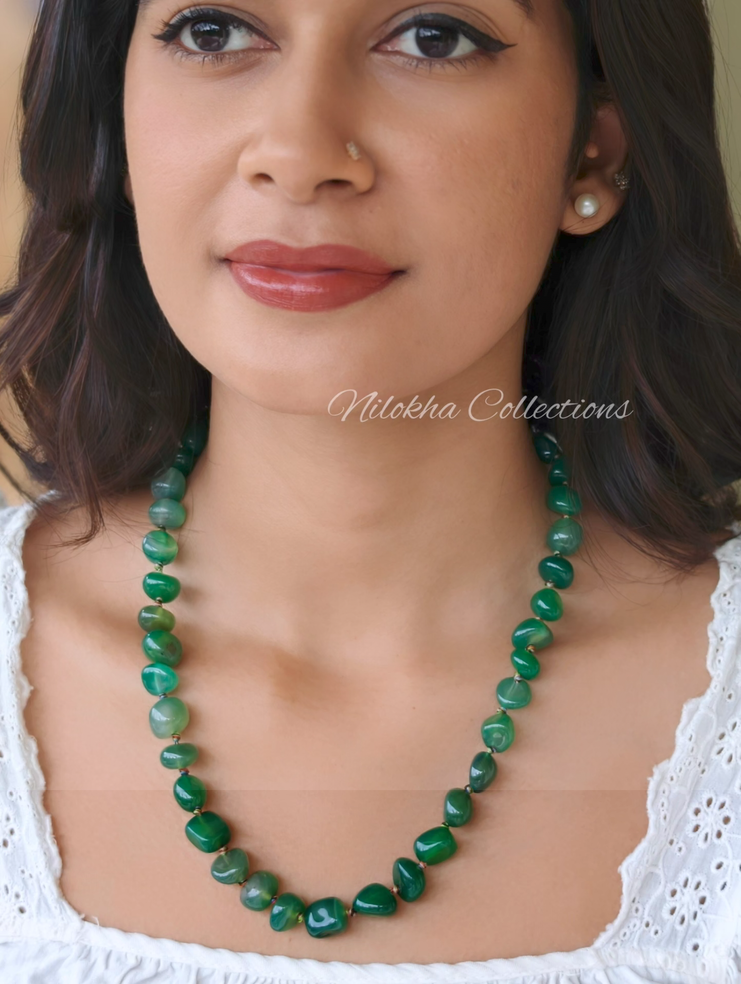 1 layer onyx beads chains | NAN236