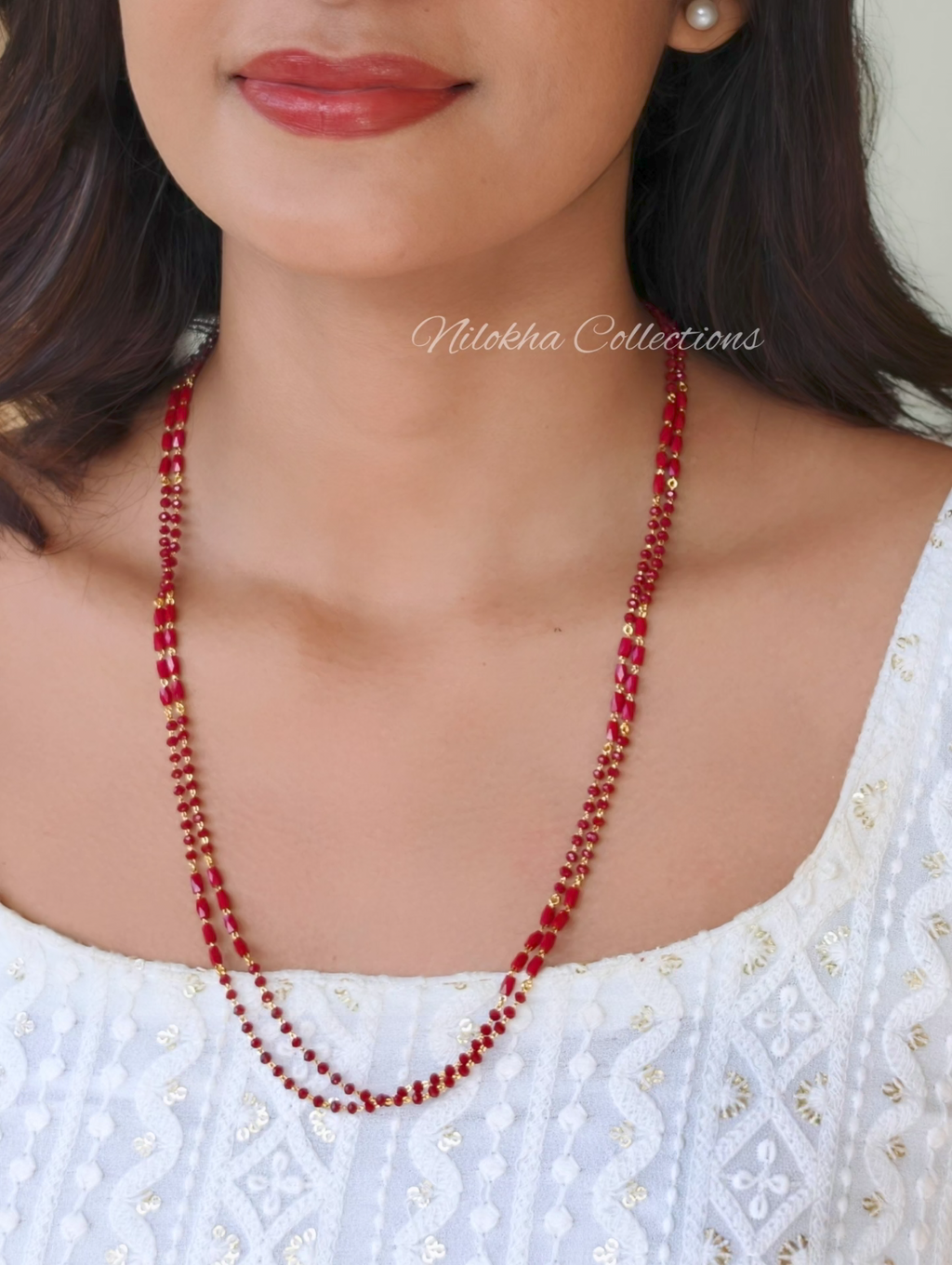 2 layer long crystal chain | NAN329