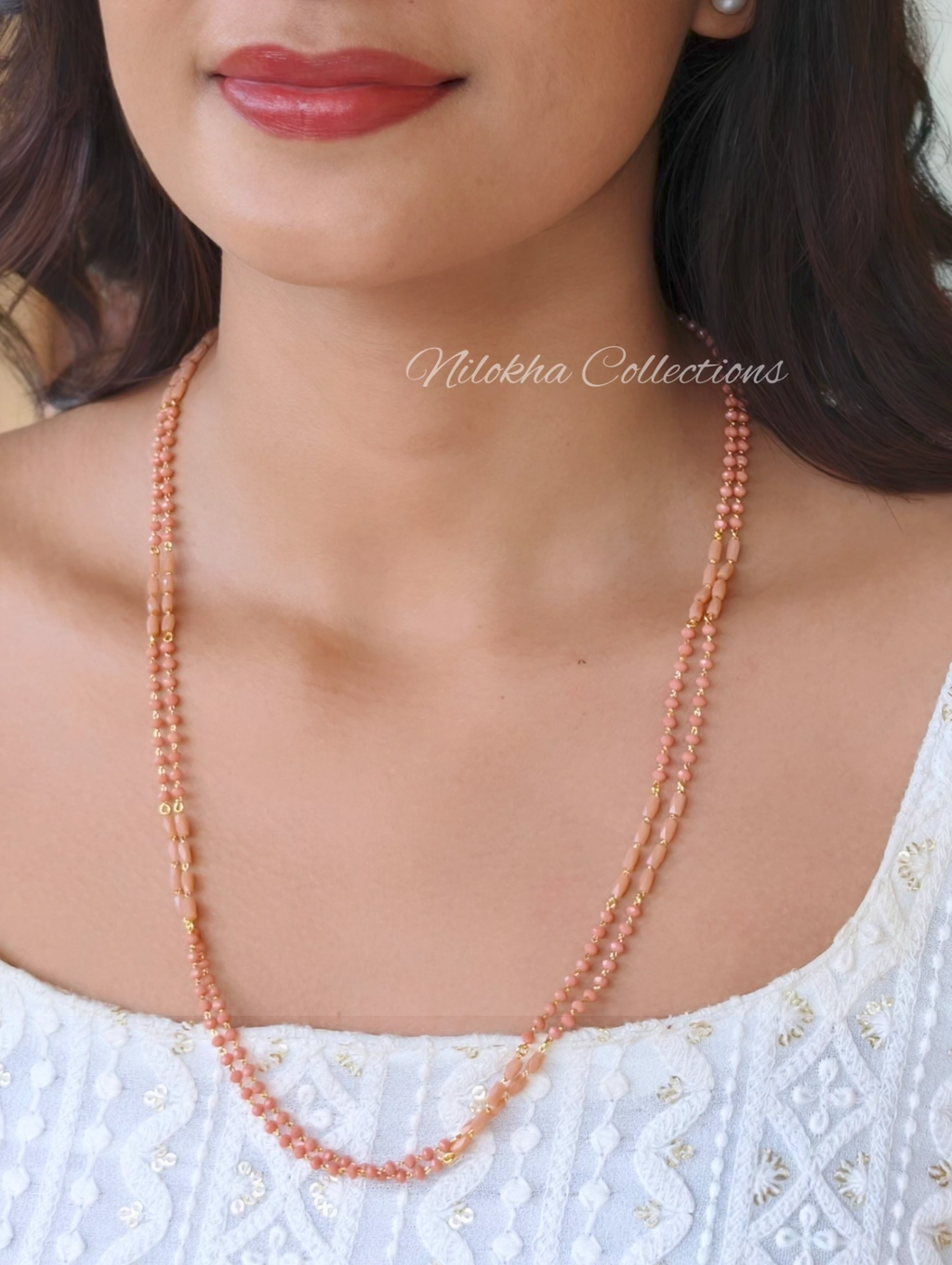 2 layer long crystal chain | NAN329