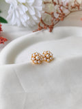 Floral pearl stud | NTE38