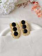 Layered hanging with ghungroo pearls | NGE43