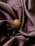 Multi stone floral finger rings | NAR15