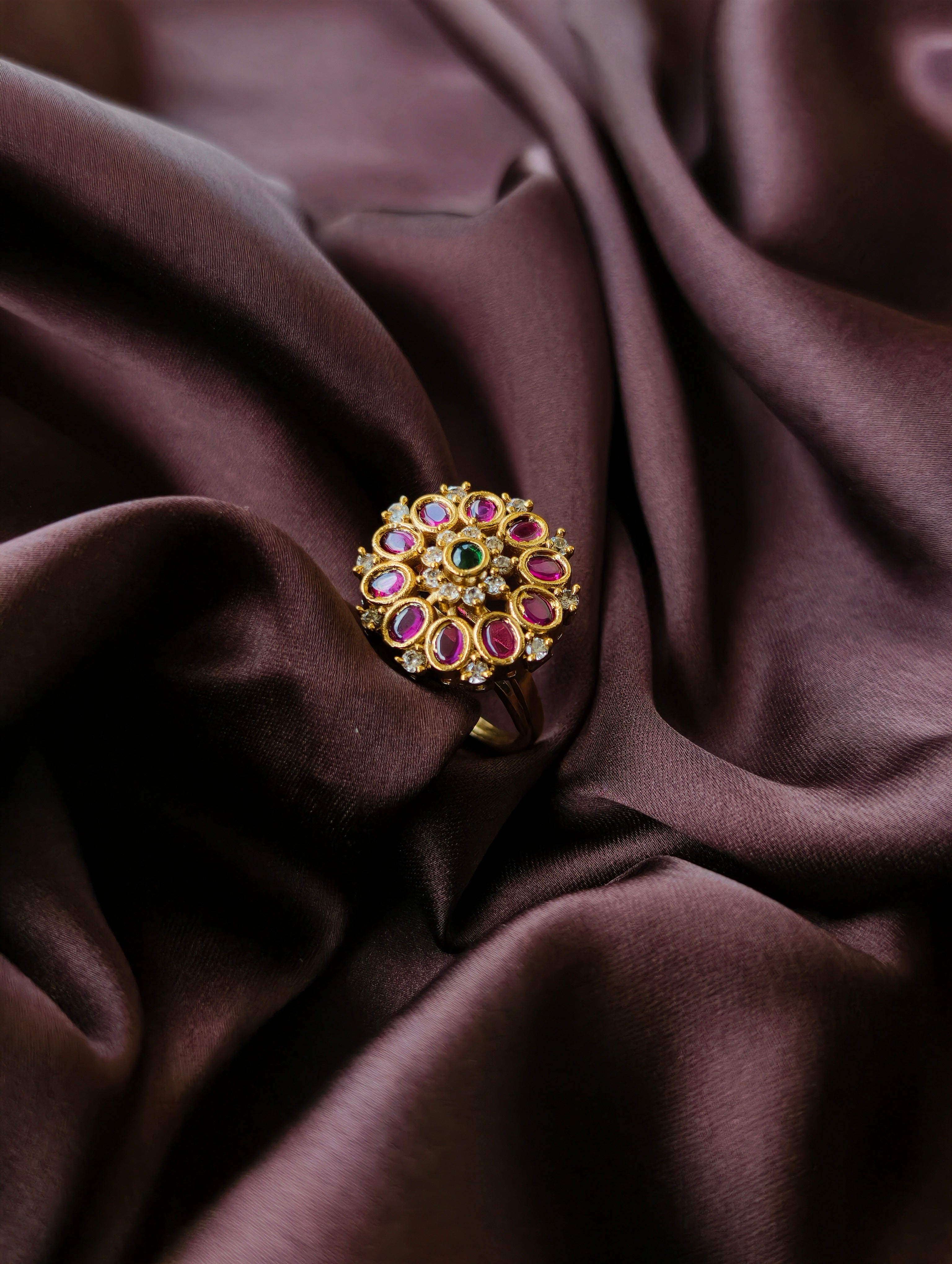 Multi stone finger rings | NAR12