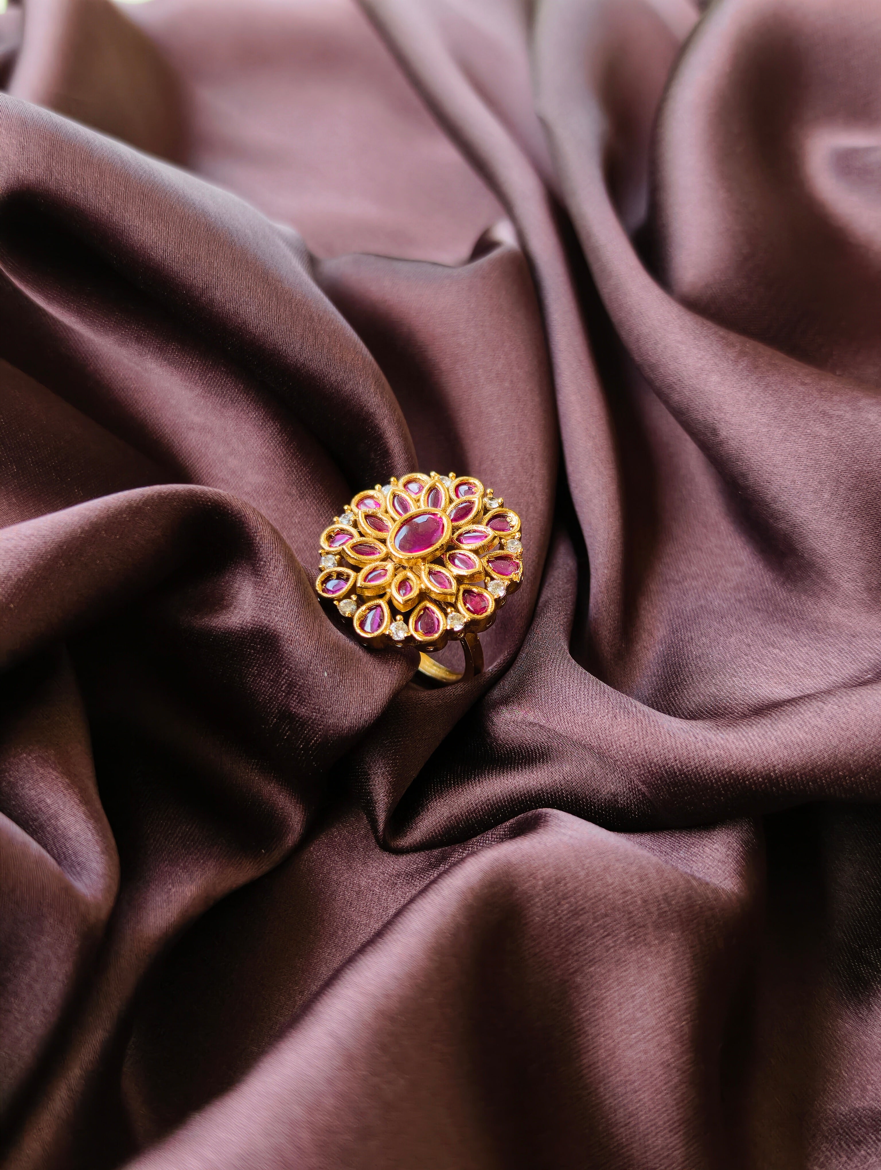 Ruby stone finger rings | NAR13