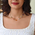Anti-tarnish beads chain | NAN304