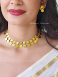2 layer coin necklace | NAN350