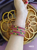 Kemp stone multi bangles | NB03