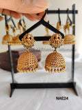 Green lakshmi jhumkas | NAE24