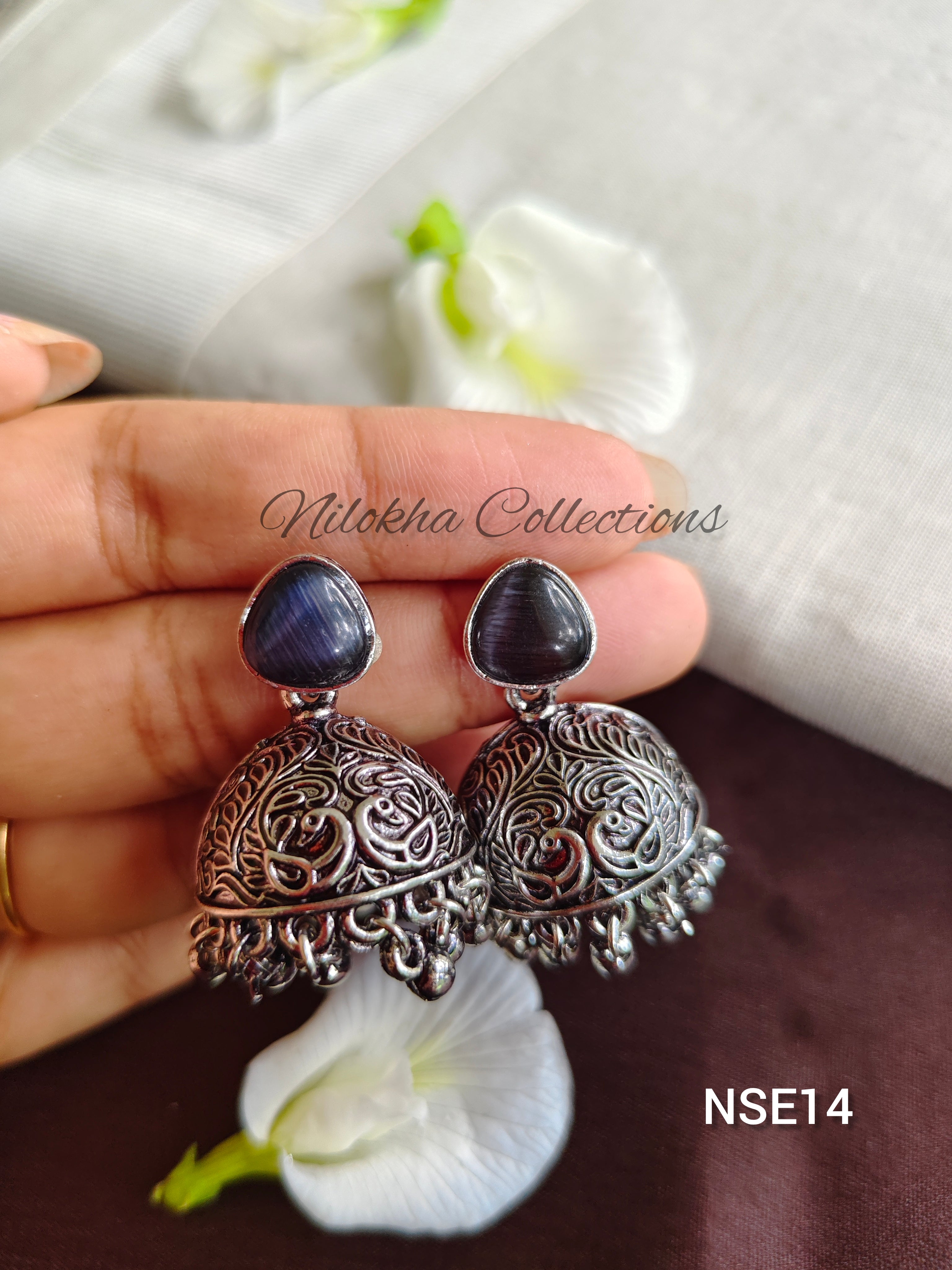 Stone jhumkas | NSE14