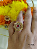 Floral finger ring | NAR06
