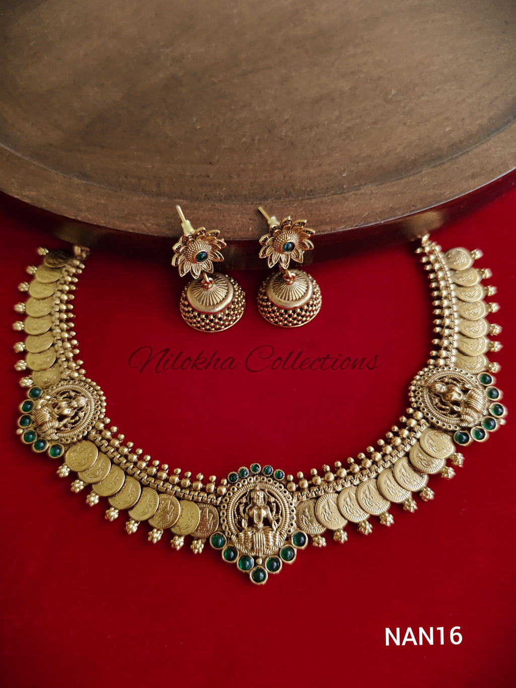 Coin necklace with idol pendant | NAN16