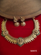 Coin necklace with idol pendant | NAN16