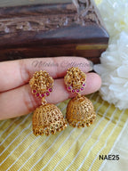 Line pattern jhumkas | NAE25