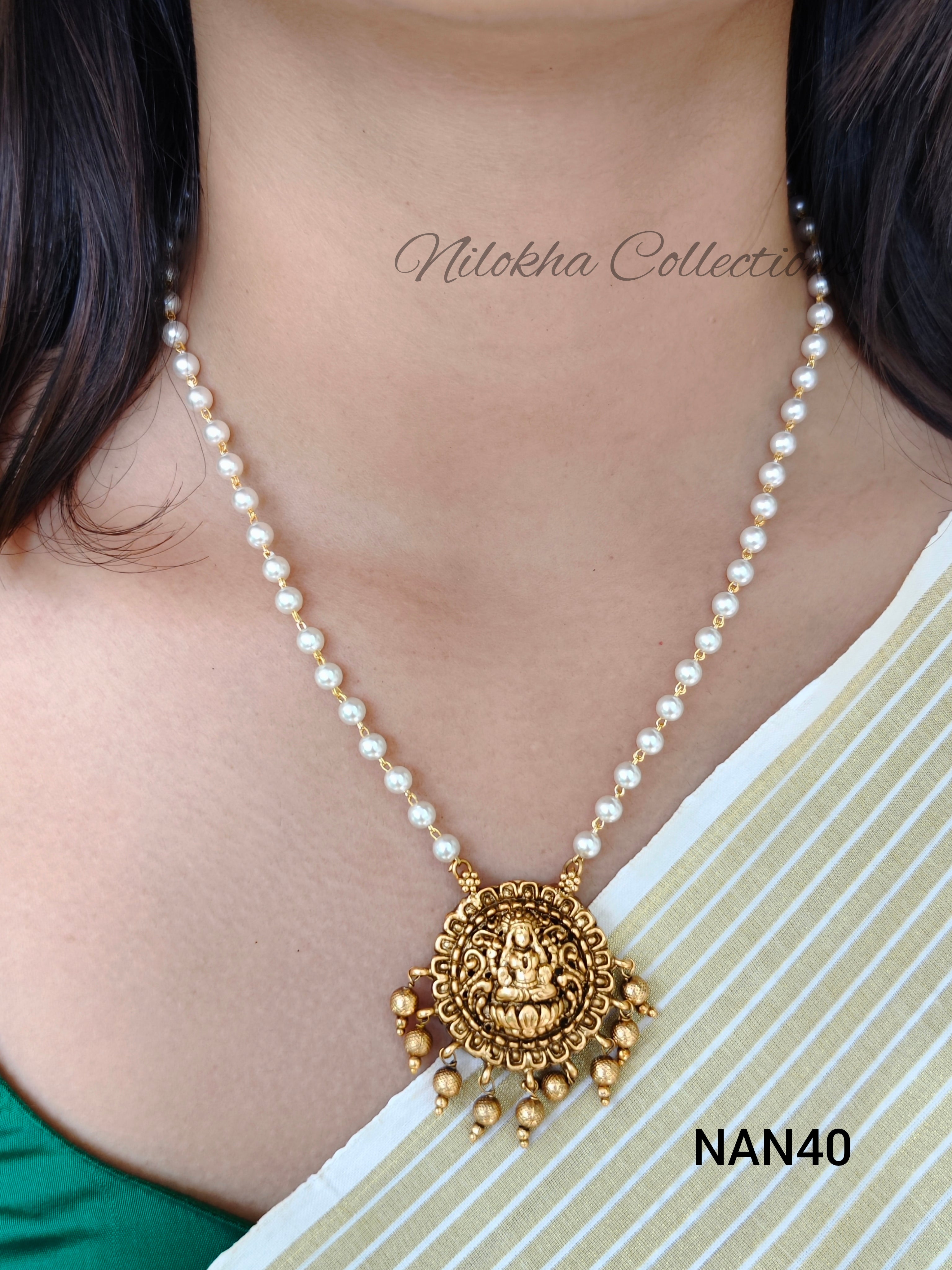 Short haaram with idol pendant | NAN40