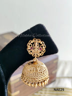 Round patterned jhumkas | NAE29