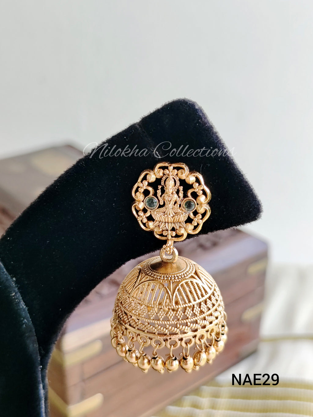 Round patterned jhumkas | NAE29
