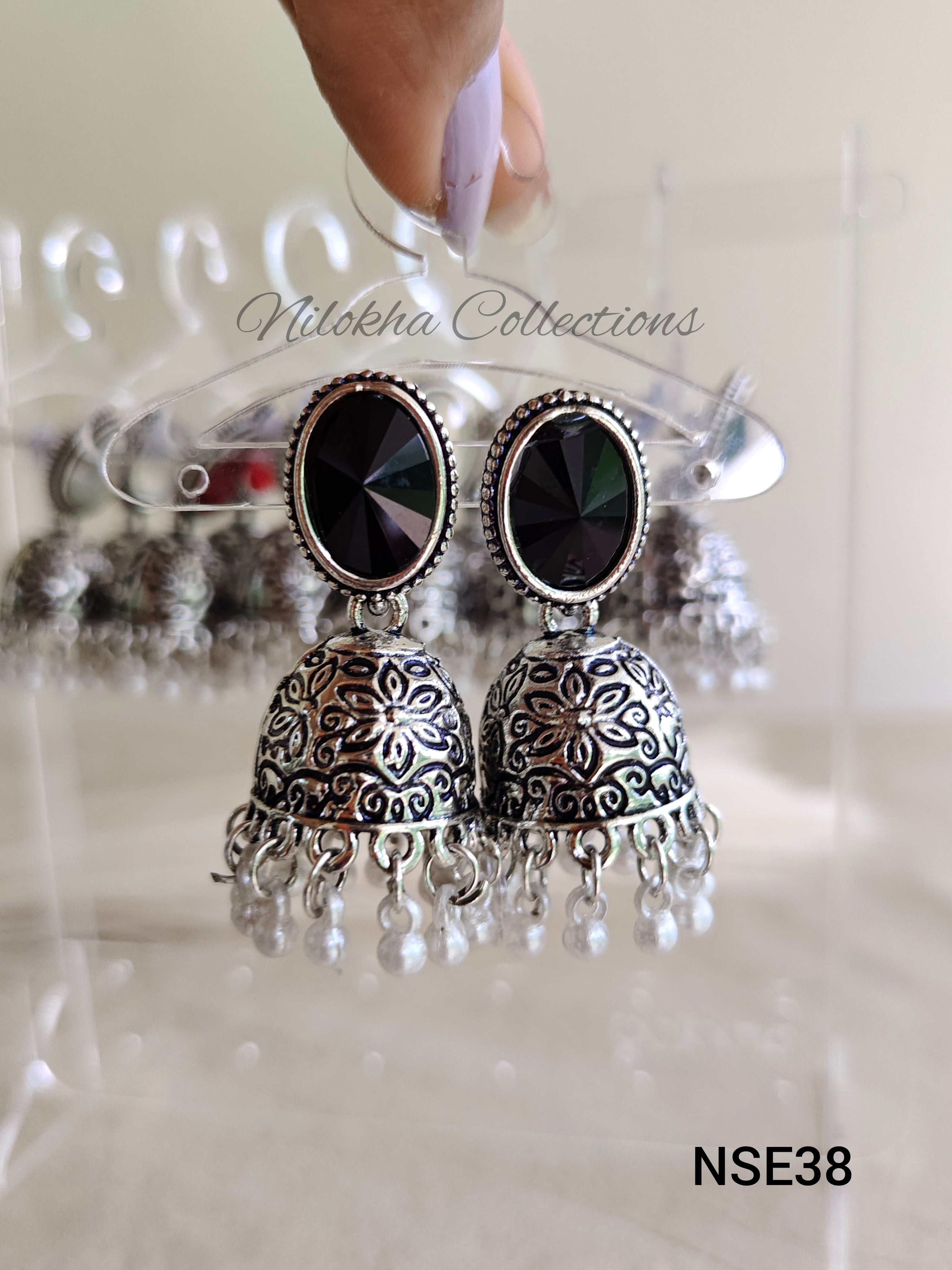 Stone jhumkas | NSE38