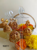 Ruby elephant jhumkas | NAE11
