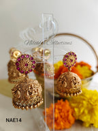 Round lakshmi jhumkas | NAE14