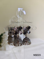 Floral stone jhumkas | NSE23