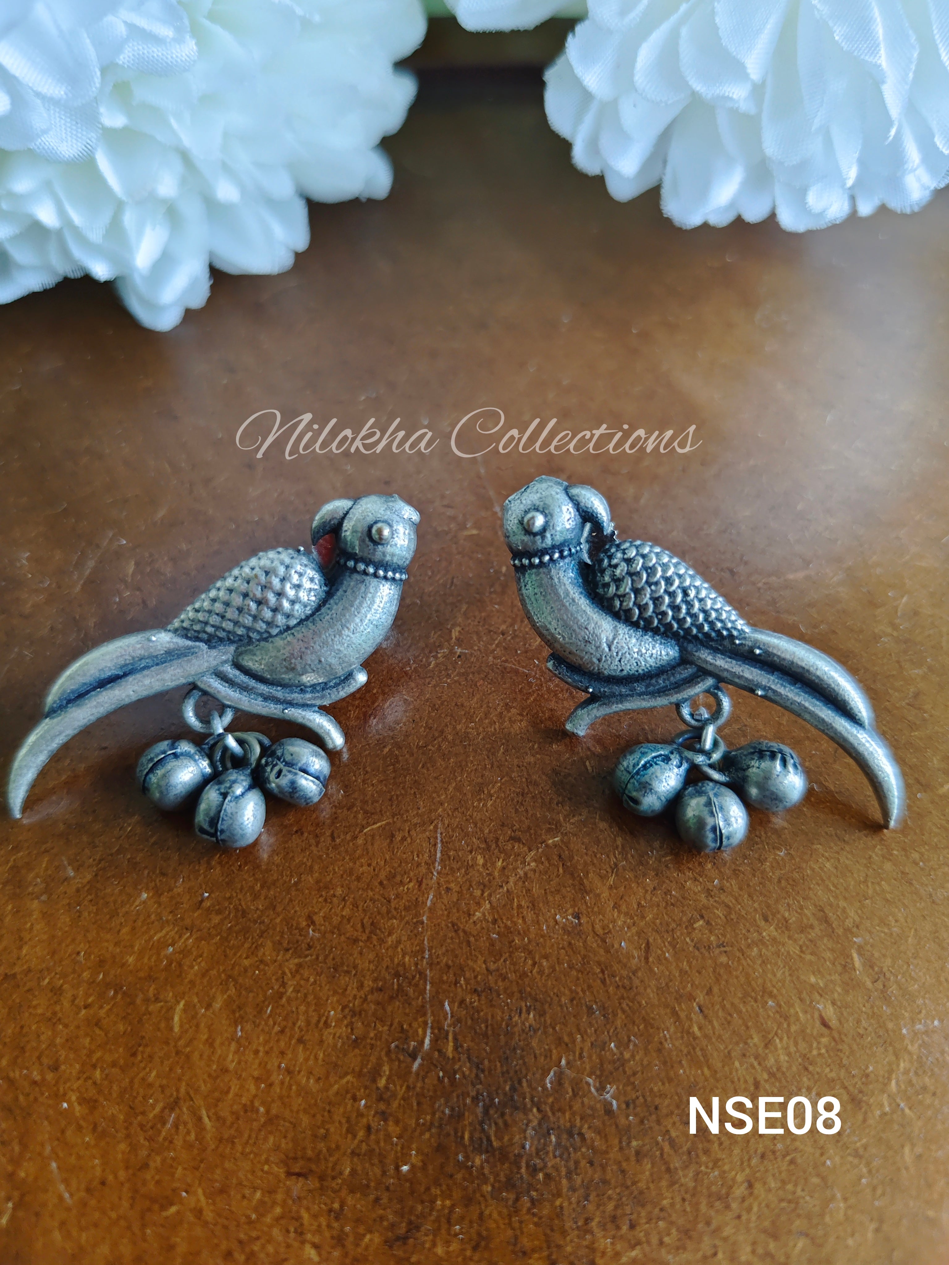 Parrot stud earrings | NSE08