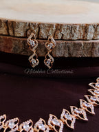 Twisted patterned AD necklace | NAD10