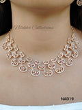 3 layer floral AD necklace | NAD19