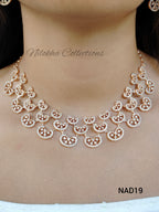 3 layer floral AD necklace | NAD19